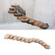 thumbnail image 4 of Plataforma Redonda Para Mascotas Pequeñas ANGGREK Escalera De Hamster Madera De Manzano Natural, 4 of 8