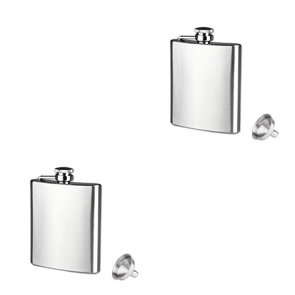 Toystoory 2019, petaca de confianza, 1 unidad, petaca de acero inoxidable, licor, whisky, tapa de Alcohol, embudo, botella para beber Type7 NO7