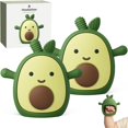 thumbnail image 1 of Juguete para la dentición ChooKaChoo de silicona en forma de aguacate con manopla, 3+ meses, 1 of 7