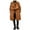 Brown, variant on Cethrio Boys Trench Coats Size 14-16, Mid-length Casual Double Breasted Loose Fit School Uniform Jackets Khaki