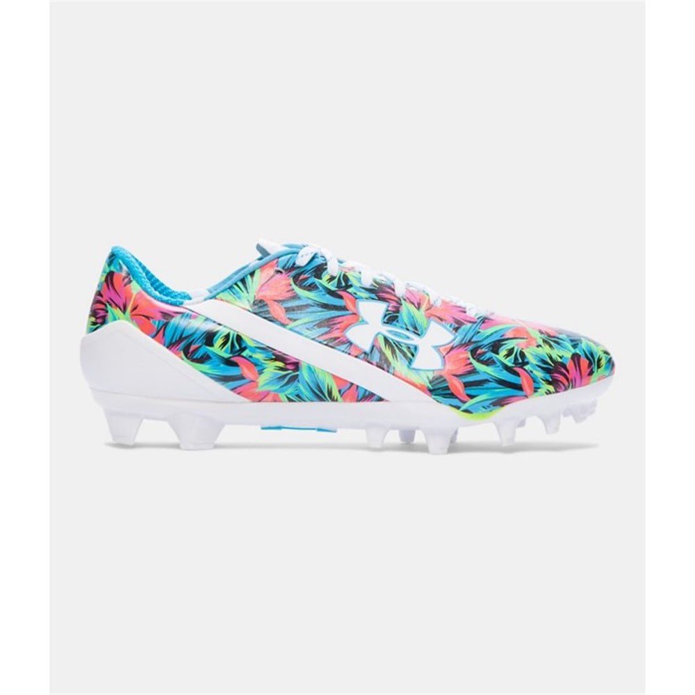 floral football cleats