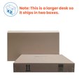thumbnail image 5 of Motionwise M4 EXEC Series 60” x 60” Bureau en L Électrique à Hauteur Réglable Assis-Debout (Blanc), 5 of 5