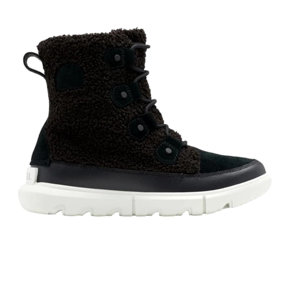 Sorel Explorer II Joan Cozy Black / Tea Light  NM4455-011 Women's Size 5.5