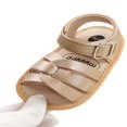 thumbnail image 3 of Baby Sandals Summer Baby Girls Solid Color Soft Sole Shoes, 3 of 5
