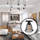 thumbnail image 4 of 1 UNID Lámpara de techo de arte de hierro para el hogar Lámpara de techo interior decorativa para el hogar lámpara de pasillo elegante, 4 of 5