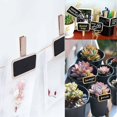 thumbnail image 5 of Charming Mini Chalkboard Signs, Creative Wooden Blackboards with Clips, Erasable Chalk Board Sign for Unique Decorations and Messages - Suitable for All Your Special Occasions (50PCS), 5 of 5