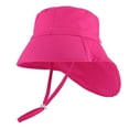 thumbnail image 2 of Awdenio Bucket Hats Toddler Baby Summer Sun Protection Fashion Solid Color Outdoor Sun-hat Cute Sunscreen Hat Cap, 2 of 9