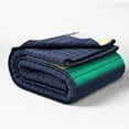 thumbnail image 4 of Mainstays Kids Reversible Green Stripe Stitch Quilt Set, Full/Queen, 3 Pieces, 4 of 6