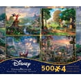 thumbnail image 2 of Ceaco - Thomas Kinkade - The Disney Collection - Four 500 Piece Jigsaw Puzzles including Winnie the Pooh, Fantasia, Tangled & Lady and the Tramp, 2 of 6