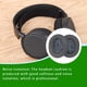 thumbnail image 5 of Tholdsy 2 piezas Cojín para auriculares Aislamiento de ruido Almohadillas para los oídos Accesorios Cubierta Relojes inteligentes Azul, 5 of 6