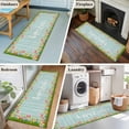 thumbnail image 6 of Happy Easter Kitchen Runner Rug 2x6 Washable Runners for Hallway Non Slip Cute Rabbit Ears Eggs Grass Wooden Grain Large Area Rug Indoor Floor Carpet for Bathroom Laundry Entryway Bedroom Living Room, 6 of 7