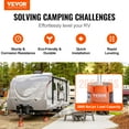thumbnail image 2 of VEVOR Trailer Jack Block,2000 lbs Capacity per RV Leveling Block, RV Travel Accessories Use for Any Tongue Jack, Post, Foot, 2 of 9