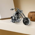 thumbnail image 4 of Exquisite Metal Motorcycle Ornament - Vintage Copper Alloy Figurine for Living Room, Bedroom, and Desktop Decoration, Perfect for Motorcycle Enthusiasts, 15x10x6cm, 4 of 6