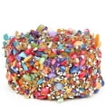 thumbnail image 3 of Cinta decorativa Nikou con adorno de piedra de colores brillantes 1 m, 3 of 9