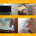 thumbnail image 5 of Casewin Baby Corner Protectors for Baby Safety, 12 Packs Plastic Large Size Furniture Edge Guards Bumper for Table Desk Shelf Bed Sharp Corner, Transparent, 5 of 6