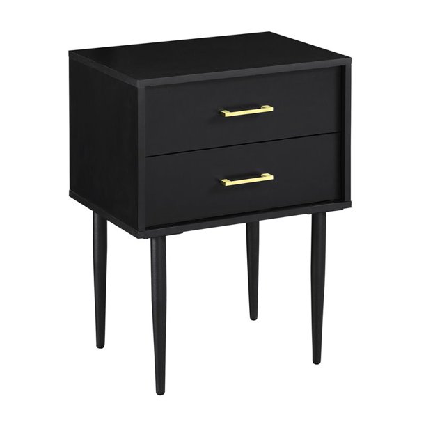 Modern Side Table Black