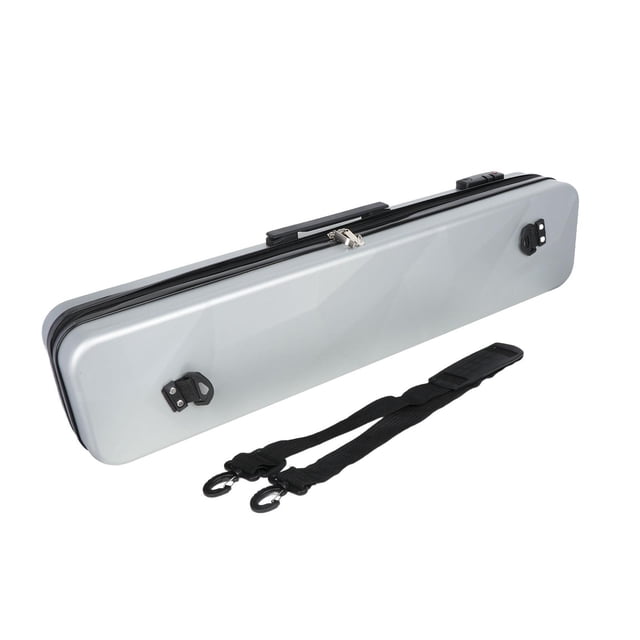 tamizeot Étuis pour Queue de Piscine 1/2 Sac de Club Verrouillable Rangement Snooker Imperméable Rigide Argent Indices Étui en PVC Sac Verrouillable Argent 85x12x18cm
