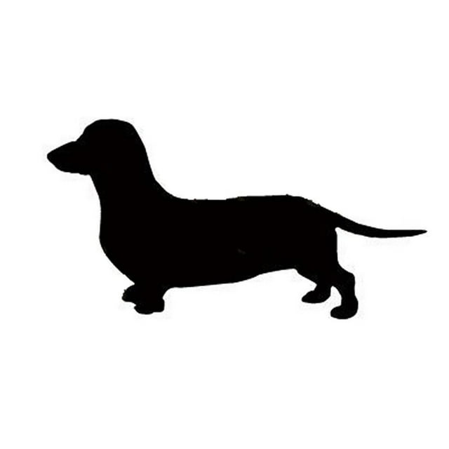 WOCLEILIY Dog Car Stickers Dachshunds Personality Fun Mobile Phone Stickers Computer Stickers Cup Stickers Body Stickers Animal D