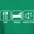 thumbnail image 3 of CafePress - Eat Sleep Mock Trial Dark T Shirt - Men's Classic Graphic Cotton T-Shirt, 3 of 4