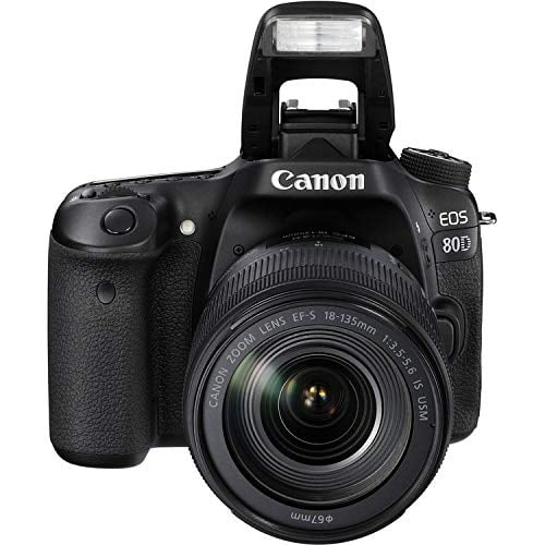 Canon EOS 80D DSLR Camera with 18-135mm Lens (Intl Model) Deluxe