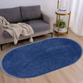 thumbnail image 6 of Clearance!IHXUXE Home Decor, Soft Bedroom Rugs Shaggys Rugs For Bedroom Oval Rugs Bath Carpet Living Room Runner Rug Soft Comfortable Water Absorption Non Slip Thick Machine Washable, 6 of 8