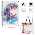 thumbnail image 2 of American Flag Stormy Wave Art Outdoor Picnic Blanket, Foldable Waterproof Beach Mat, Portable Beach Blanket for Beach Camping, Hiking, Family Concerts, 2 of 8
