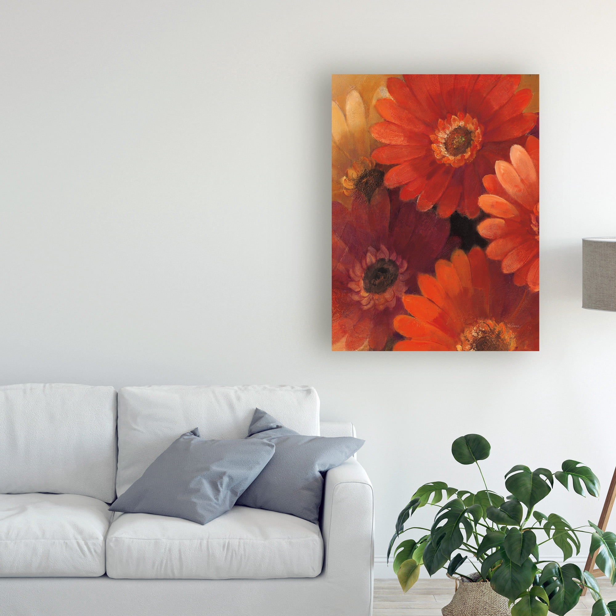 Trademark Fine Art 'Garden Of Gerberas Ii' Canvas Art by Albena Hristova