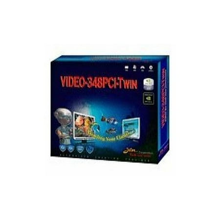 Jaton Video-348PCI-Twin - Graphics card - GF 6200 - 512 MB DDR2 - PCI