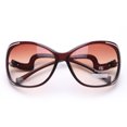 thumbnail image 3 of Dasein Fashion Outlined Sunglasses with Curvy Details, 3 of 8