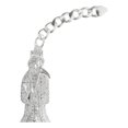 thumbnail image 2 of JOYARIS Pulsera Cuabana Santa Muerte Esclava Plata Ley 925 Talla Largo / Ancho 20 cm x 7.5 mm PT-0000915, 2 of 4