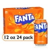 Fanta Orange Soda Pop, 12 fl oz, 24 Pack Cans