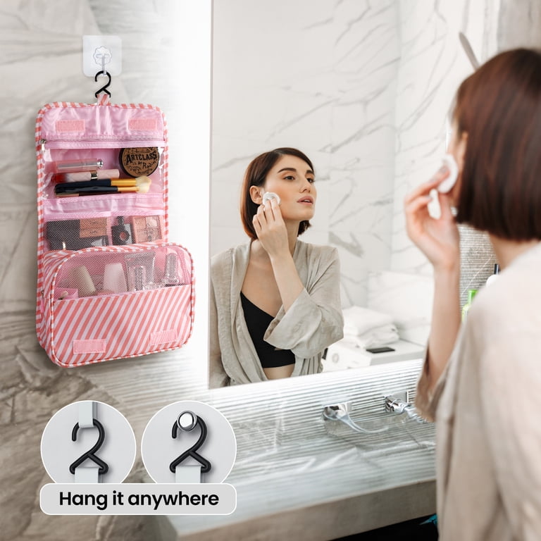 cute toiletry travel bags Hanging Case AVOXEZOR portable cosmetic makeup bag is specially designed for this Avoxezor Portable Travel Toiletry Bag