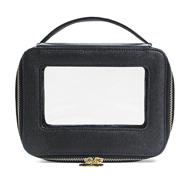 Bolsa Organizadora De Maquillaje Portátil: Elegante Cosmético De Viaje Con Múltiples Compartimentos Para Un Transporte Fácil Y Con Estilo.