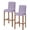 Purple, variant on Black White Plaid Bar Stool Covers Set of 6, Gradient Geometric Buffalo Checkered Stretch Washable Bar Chair Covers with Backs, Removable Pub Counter Height Chair Cover for Kitchen Dining Room Cafe