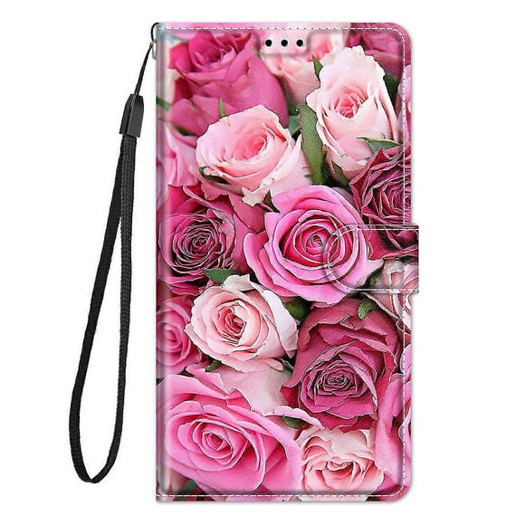 Phone case for the Nokia 6.3 phone case for flip magnetic Etui Rose