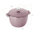 thumbnail image 3 of STAUB Cast Iron 1.5-qt Petite French Oven - Lilac, 3 of 9