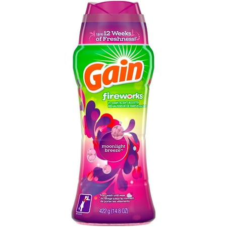 Gain Fireworks In-Wash Scent Booster Beads, Moonlight Breeze, 14.8