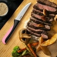 thumbnail image 4 of Hecef 13-Piece Knife Set, Stainless Steel Kitchen Knives with Block, Chef Knife, Santoku Knife, Steak Knives, Scissors, 4 of 12