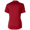 thumbnail image 3 of Women's Cutter & Buck Cardinal Minnesota Twins DryTec Prospect Textured Stretch Polo, 3 of 3