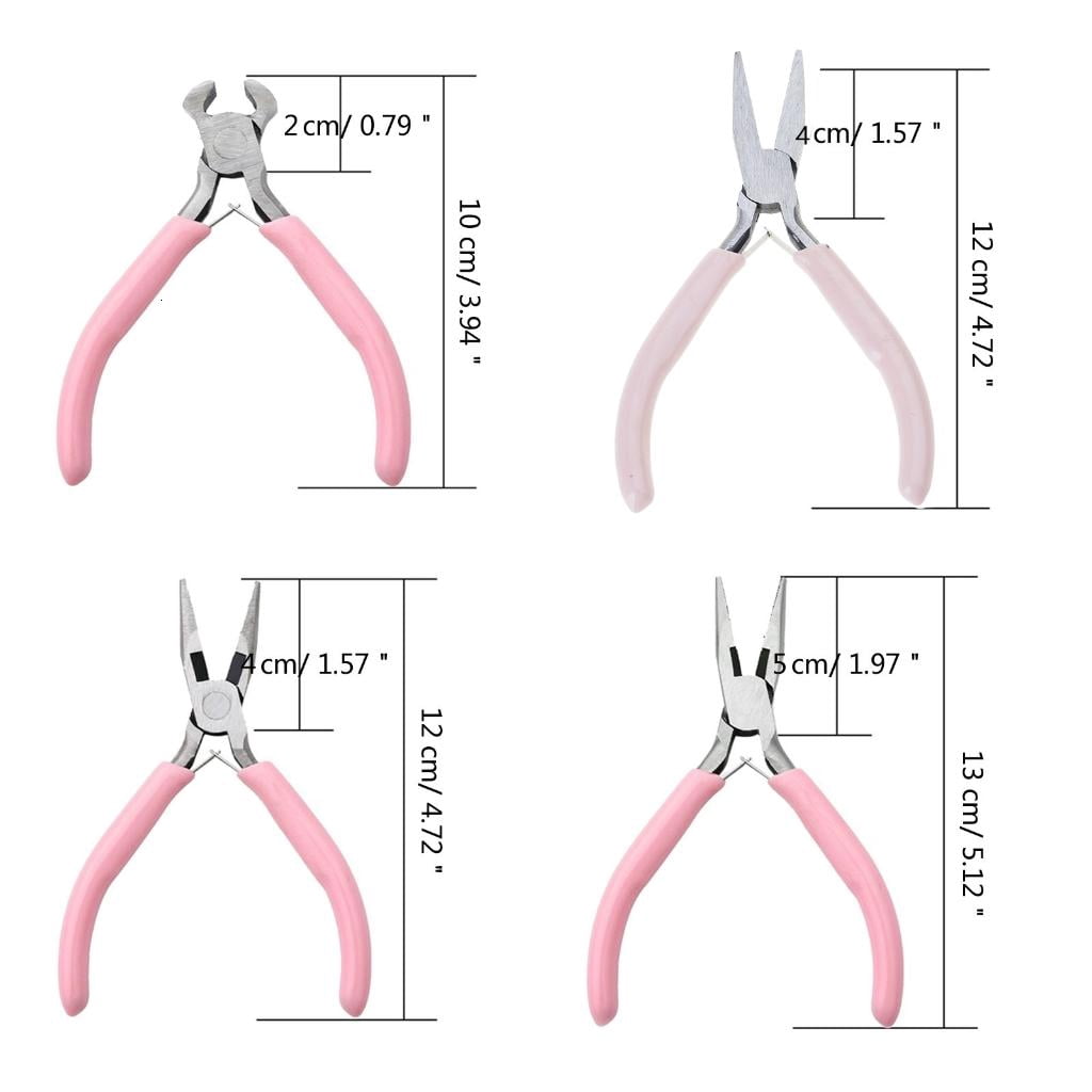 CEORPER 9 in 1 Jewelry Pliers Set Needle Nose Pliers Diagonal Round Nose Plier for Craft