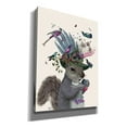thumbnail image 2 of Epic Graffiti 'Squirrel Birdkeeper and Blue Acorns' by Fab Funky Canvas Wall Art, 26"x34", 2 of 3