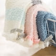 thumbnail image 2 of 5 Pairs Fuzzy Crew Socks Warm Non Slip Fluffy Socks Sleeping Socks for Women, 2 of 10