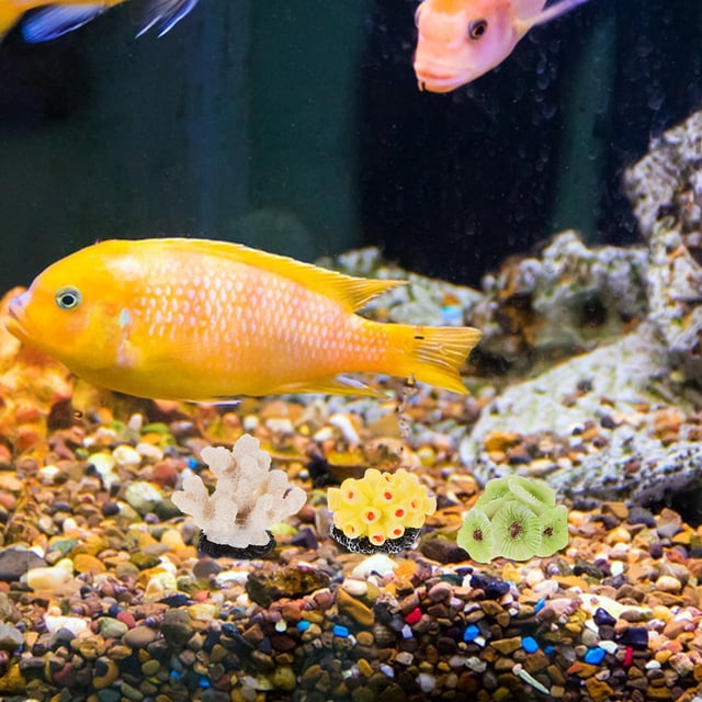 unbranded 10Ud De Coral Artificial Para Acuario En Resina Color Variado