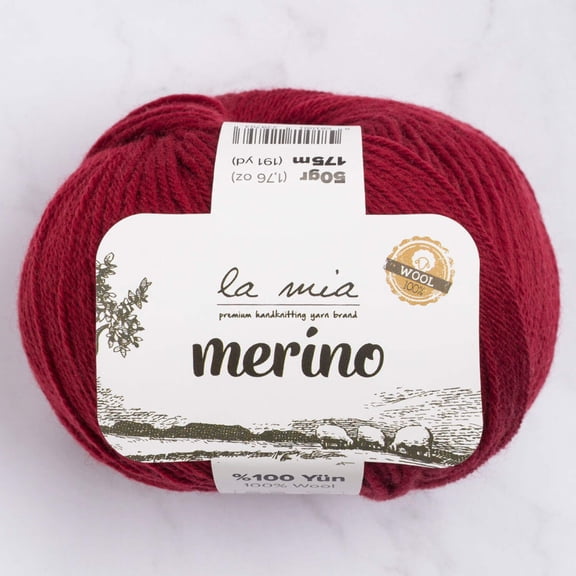 La Mia Merino Yarn, Claret - L065