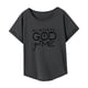thumbnail image 4 of Camiseta para Mujer Fernando Casual Verano Cuello Redondo M, 4 of 7
