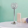thumbnail image 4 of Candelero de cristal de té, centro de de candebro para cena 24cm Pta Sunnimix Candelero de mosaico, 4 of 8