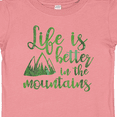 thumbnail image 4 of Inktastic Life's Better Mountains Girls Baby T-Shirt, 4 of 5