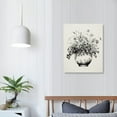 thumbnail image 4 of ONETECH Sage Green Wall Posters &amp; Prints, Green Boho Wall Art  Minimalist Framed Wall Art Geometric Line Leaf Sun Moon Beige Green Canvas Artwork Paintings, 4 of 5