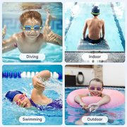 3 Pack Kids Goggles for Swimming, Anti-fog 100% UV Protection, for Kids Age 3-14