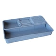thumbnail image 3 of Porta cuchillos plegable, organizador de utensilios de cocina, multiusos, ahorro de espacio, fácil de almacenar, contenedor de cubiertos para el hogar Gris, 3 of 8